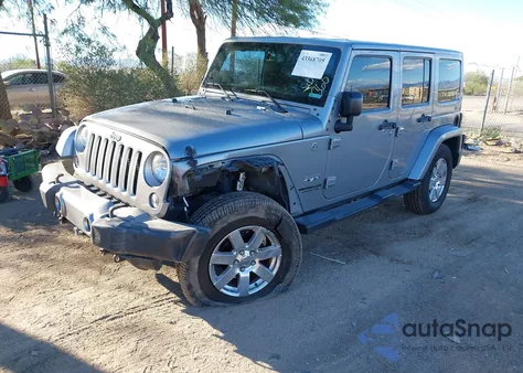 2016 Jeep Wrangler Unlimited Sahara z USA, uszkodzony, nr VIN 1C4BJWEG2GL295013